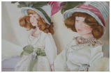 Les poup�es de porcelaine - Huile - Roelandt