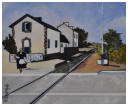 La gare de Penthi�vre - acrylique - Verbauwhede